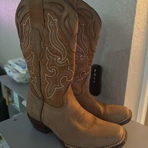 Tan Western Cowboy Boots